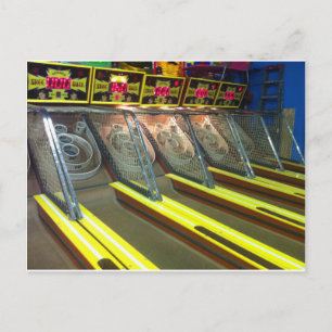 Postal Bola de esquí costero Funtown Pier