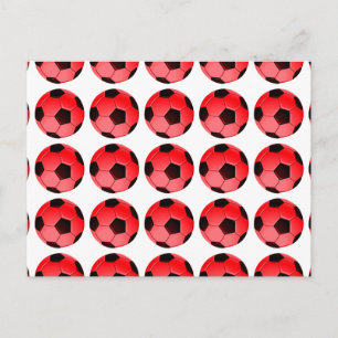 Postal Bola de Fútbol Red American o Association