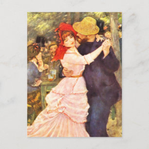 Postal Bola en el Moulin de la Galette Auguste Renoir