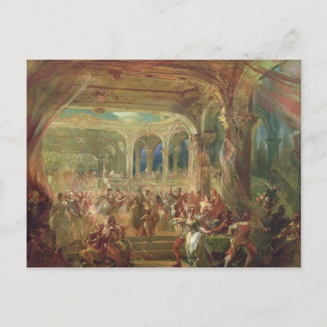 Postal Bola en la ópera de París (Anverso)