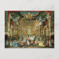 Bola enmascarada en el Hoftheater, Bonn, 1754