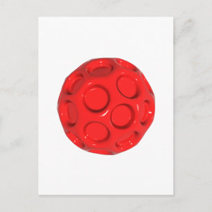 Postal bola roja