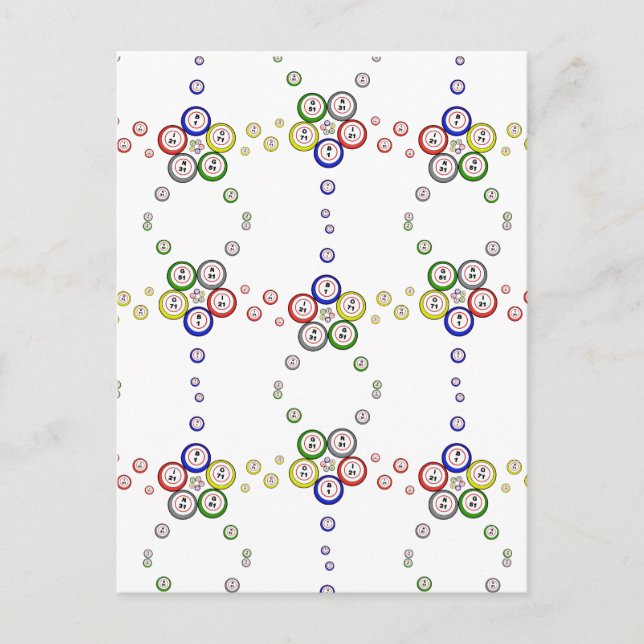 Postal Bolas de Bingo (Anverso)