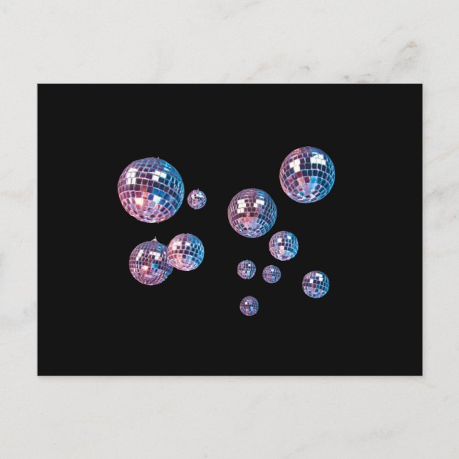 Postal bolas de disco (Anverso)