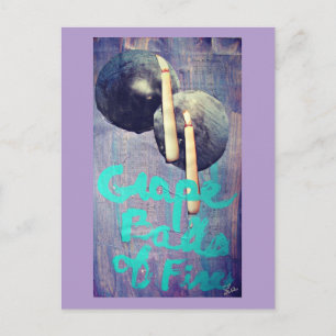 Postal Bolas de uva de choque de incendios