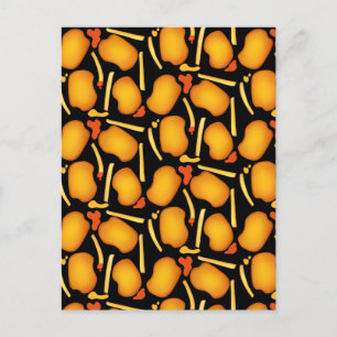 Postal Bolas Y Fries De Pollo