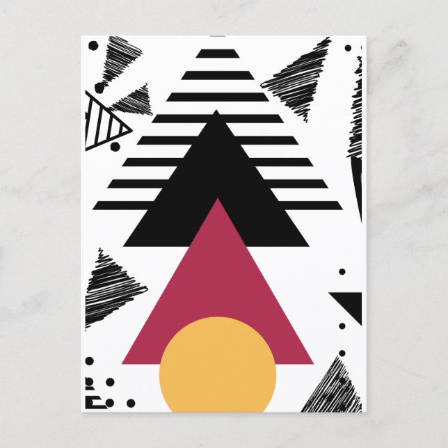 Postal Bold minimal geometric shapes  (Anverso)