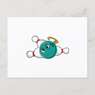 Postal Boliche Bola de boliche Bolos