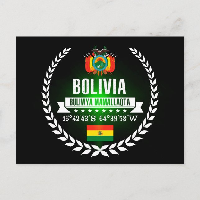 Postal Bolivia (Anverso)