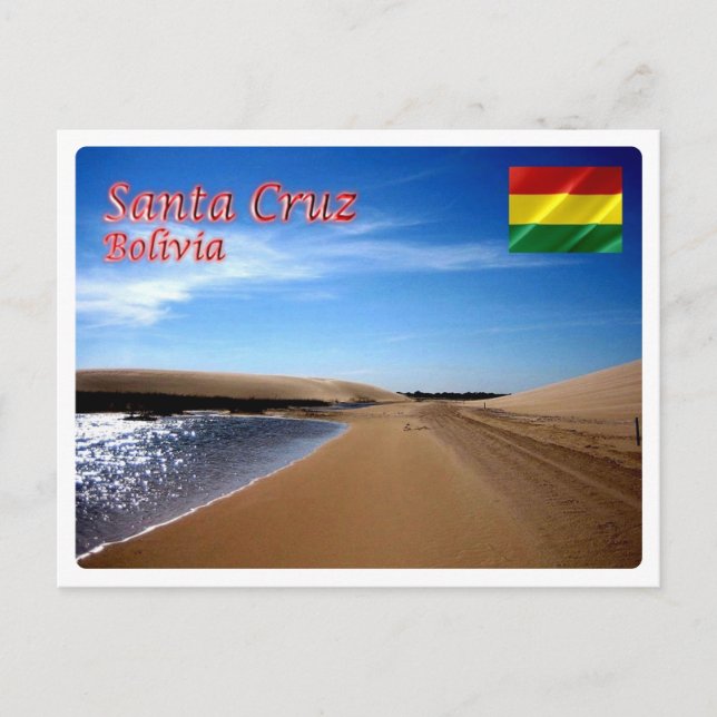 Postal Bolivia - Santa Cruz - Lomas de Arena - (Anverso)