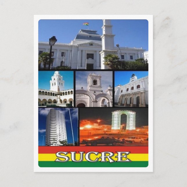 Postal Bolivia - Sucre - Mosaico - (Anverso)
