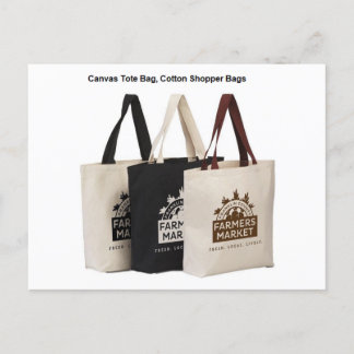 Postal Bolsa de compras, Bolsa de tela, Bolsa de compras
