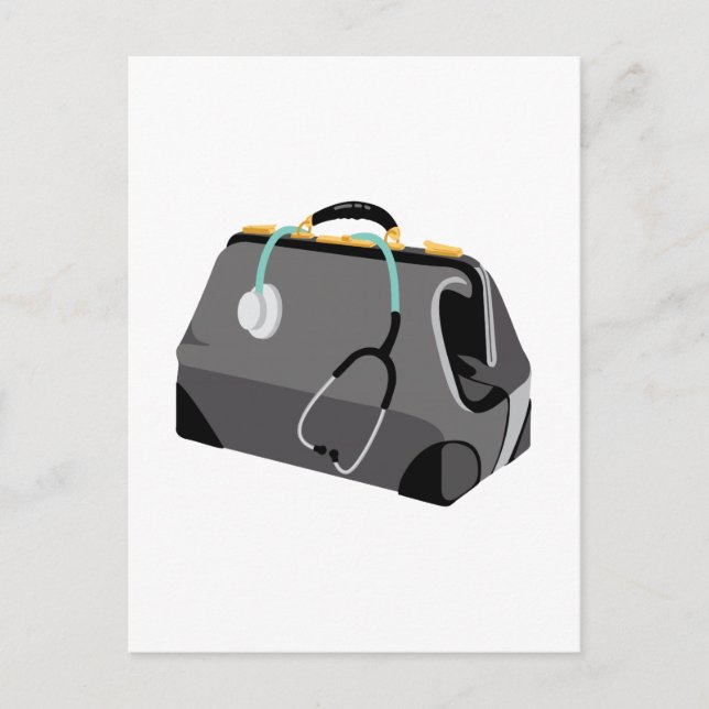 Postal Bolsa de médicas (Anverso)