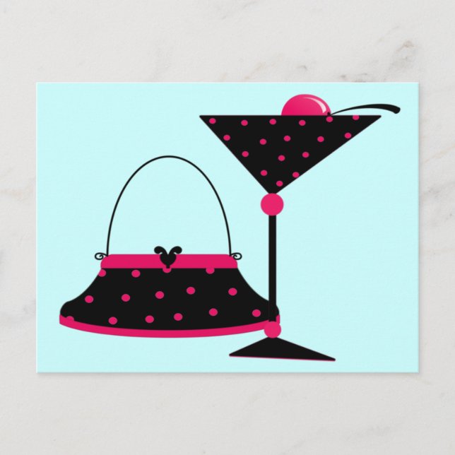 Postal Bolsa y Martini (Anverso)