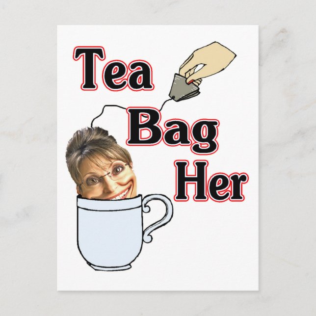 Postal bolsita de té (Anverso)