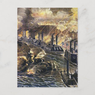 Postal Bombardeo de Vicksburg
