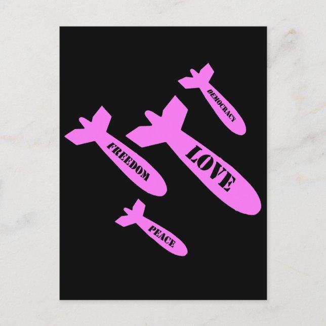 Postal Bombas de amor (Anverso)