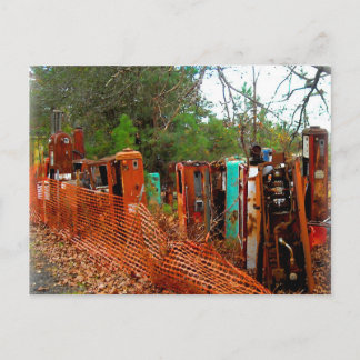 Postal Bombas de gas del desguace del vintage