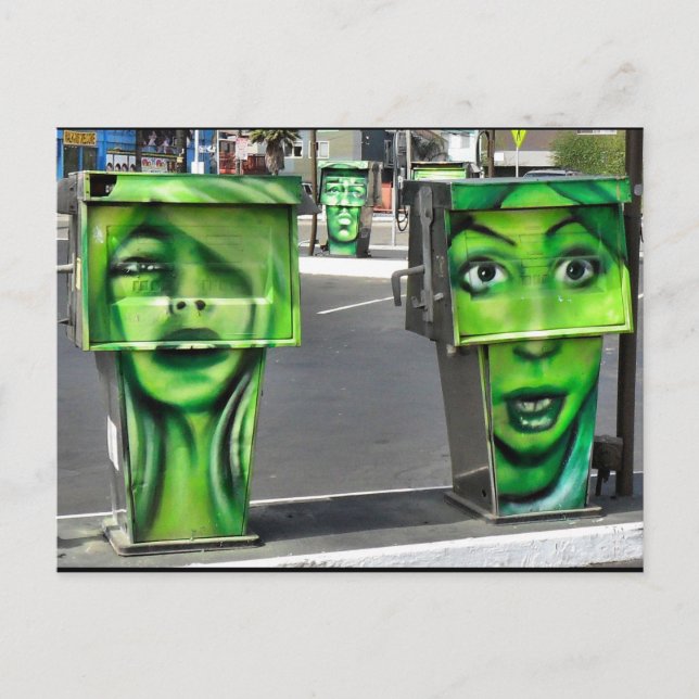 Postal Bombas de gasa (Anverso)