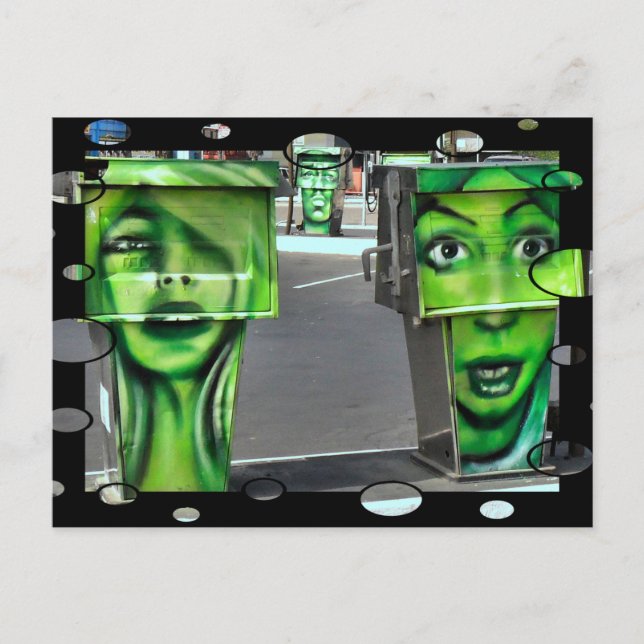 Postal Bombas de gasa (Anverso)