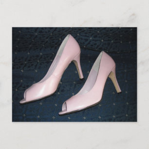 Postal Bombas/zapatos de tacón alto rosado