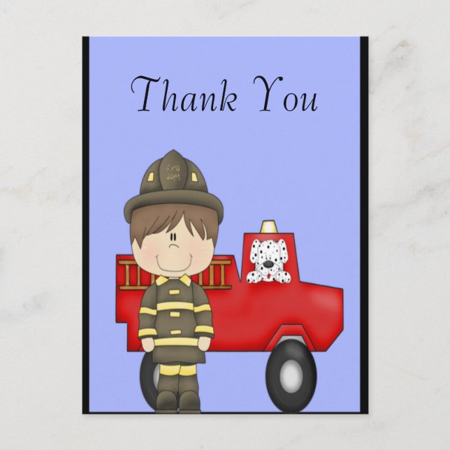 Postal Bombero (Anverso)