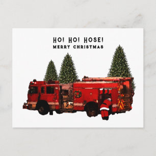 Postal Bombero Navidad