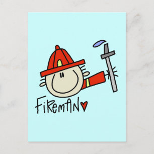 Postal bomberohombre
