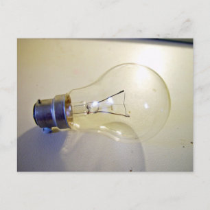 Postal Bombilla de luz con conexión de bayoneta
