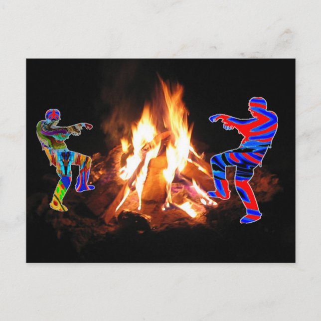 Postal Bon Bonne Fire, Fiesta de BonFire (Anverso)