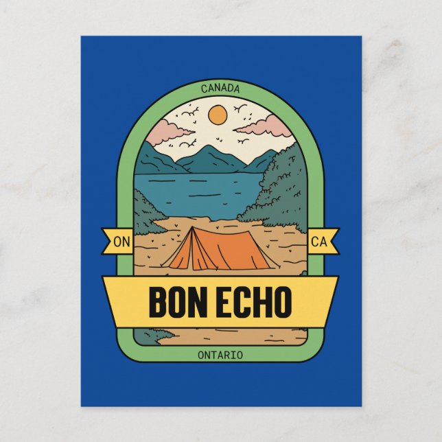 Postal Bon Echo Canada Souvenir (Anverso)