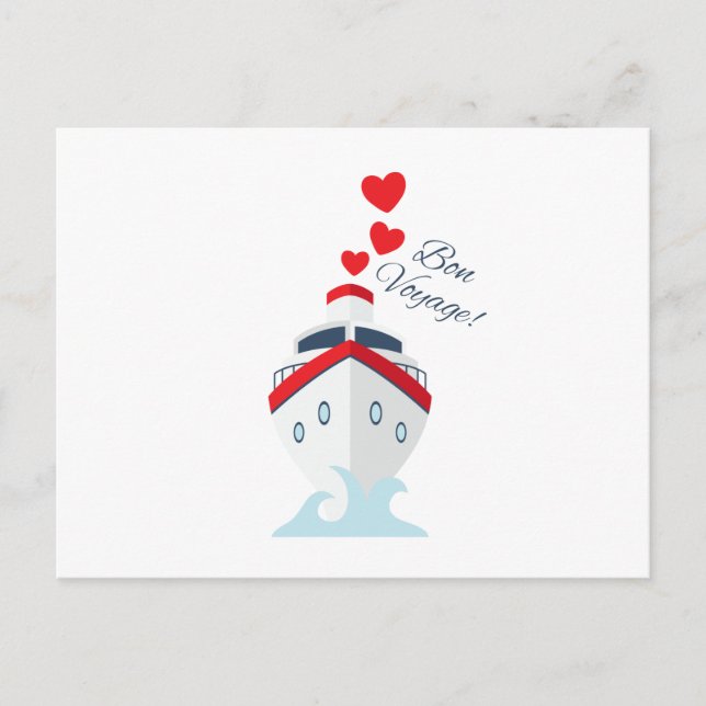 Postal Bon Voyage (Anverso)
