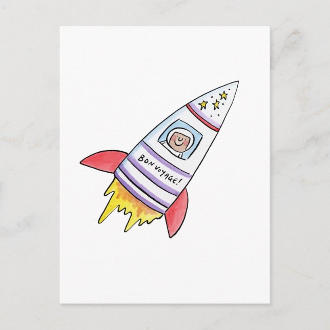 Postal Bon Voyage (Anverso)