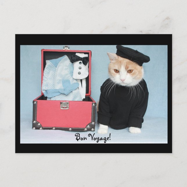 Postal ¡Bon Voyage! (Anverso)