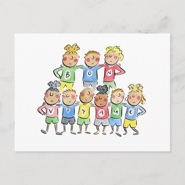 Postal Bon Voyage (Anverso)