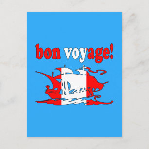 Postal Bon Voyage - Buen viaje en Canadá - Vacaciones