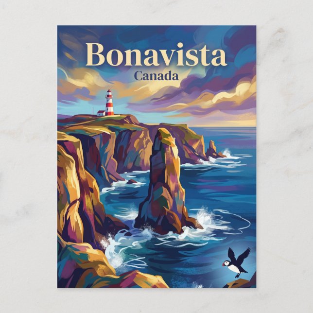 Postal Bonavista Canadá (Anverso)