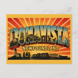 Postal Bonavista Newfoundland Pueblo Faro