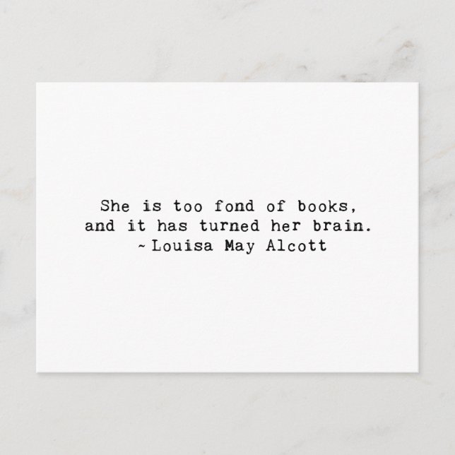 Postal Bondad de los libros (Anverso)