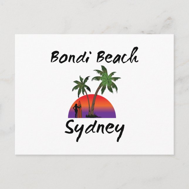 Postal bondi beach sydney (Anverso)