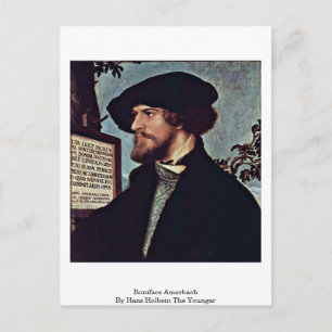 Postal Boniface Amerbach De Hans Holbein El Joven