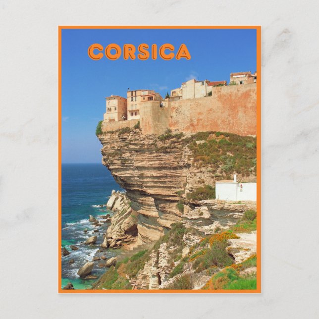 Postal Bonifacio, Córcega, Francia (Anverso)