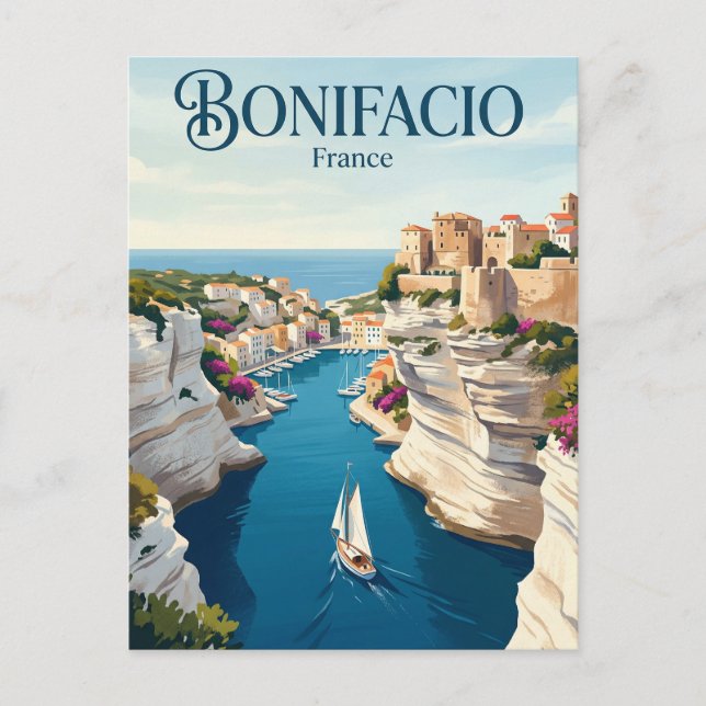 Postal Bonifacio Francia (Anverso)