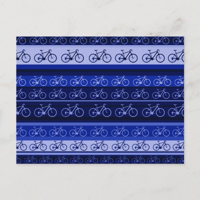 Postal bonita bicicleta. ciclismo. (Anverso)