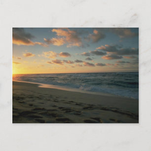 Postal Bonita puesta de sol: Sunset Beach, Oahu, Hawaii