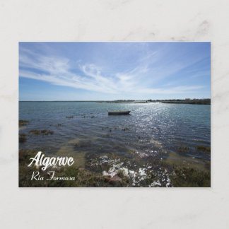Postal Bonito Algarve Ria Formosa Seascape en Portugal