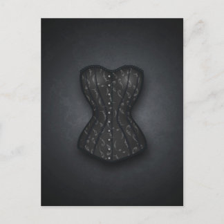 Postal Bonito Black Corset