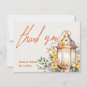 Postal Bonito Caídas Sale Naranja Boda Floral Gracias