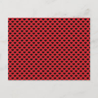 Bonito de fondo rojo del corazón negro