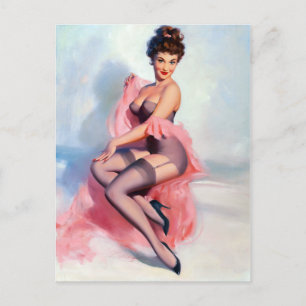 Postal Bonito en Pin Rosa